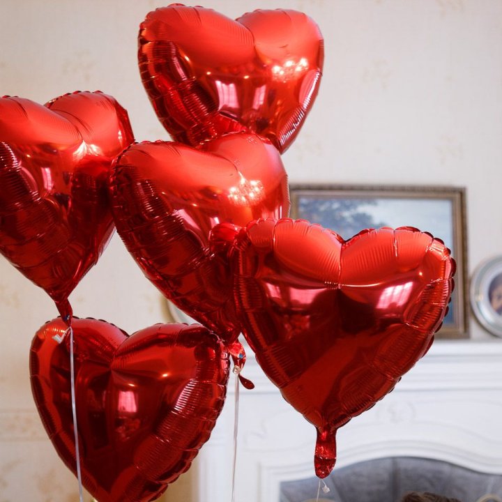 Фольгированный шар "Сердце" в Благовещенске