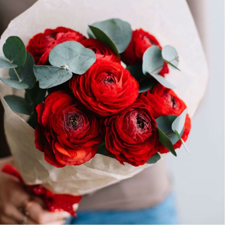 Букет ранункулюсов  в Благовещенске