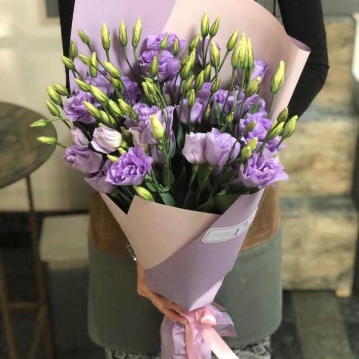 Букет эустом "Лило" в Благовещенске