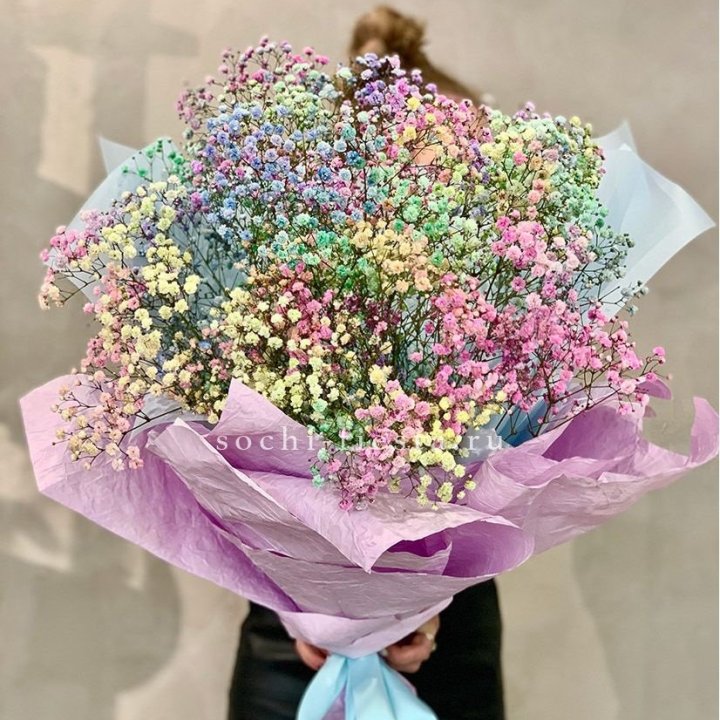 Радужные гипсофилы №2 в Благовещенске