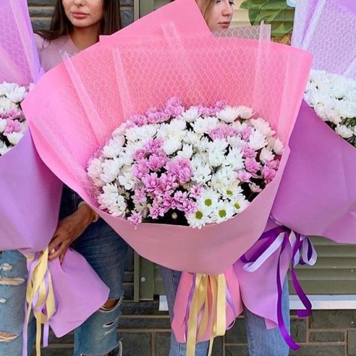 Букет хризантем №3 в Благовещенске