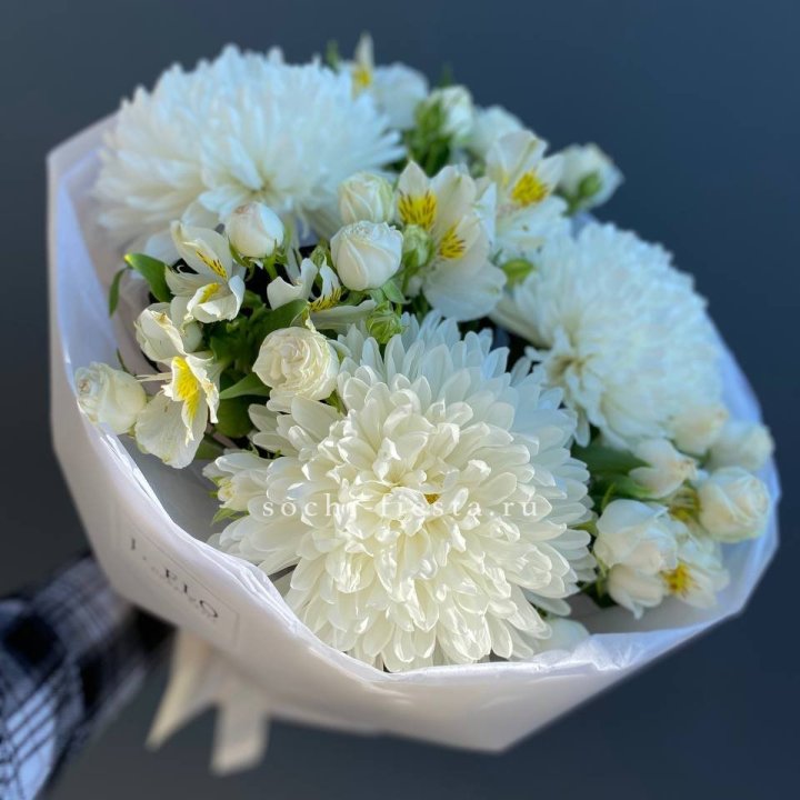 Букет из хризантем "Миранда" в Благовещенске