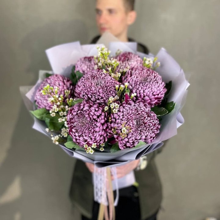 Букет хризантем "Палермо" в Благовещенске