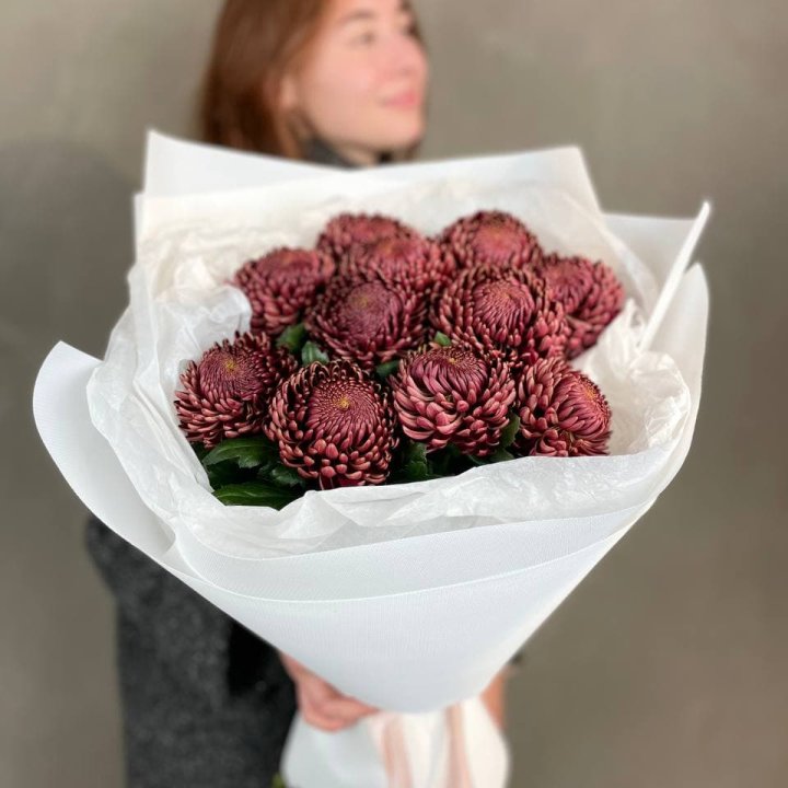 Букет хризантем "Касиопия" в Благовещенске