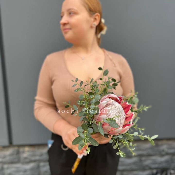 Свадебный букет "Протея" в Благовещенске