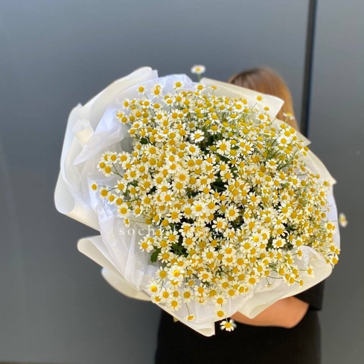 Букет ромашек "Фемели" в Благовещенске