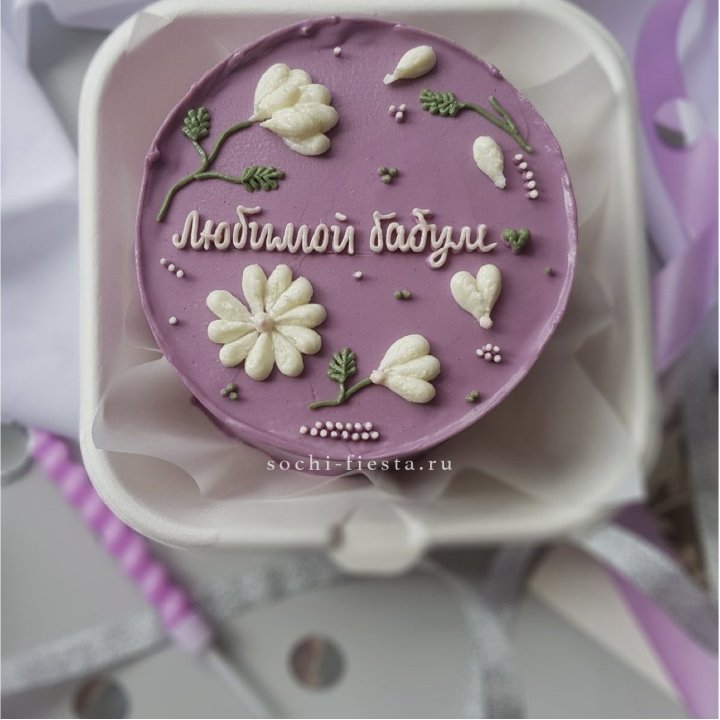 Бенто-торт "Любимой бабуле" в Благовещенске