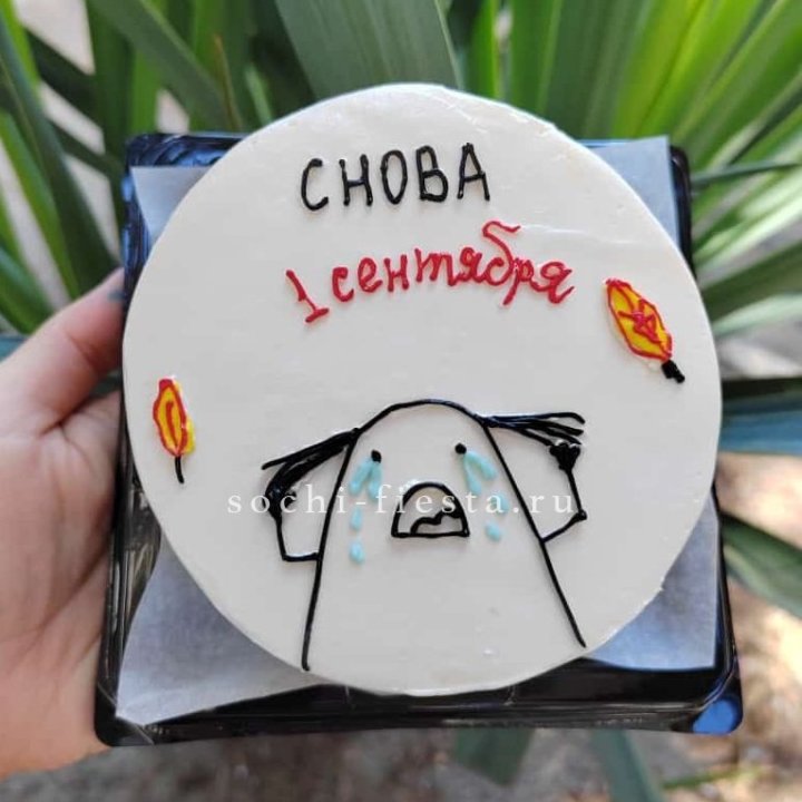 Бенто-торт "Не опять, а снова..." в Благовещенске