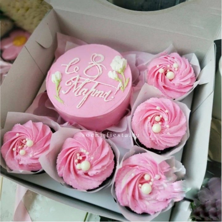 Капкейки и бенто-торт "8 марта!" в Благовещенске