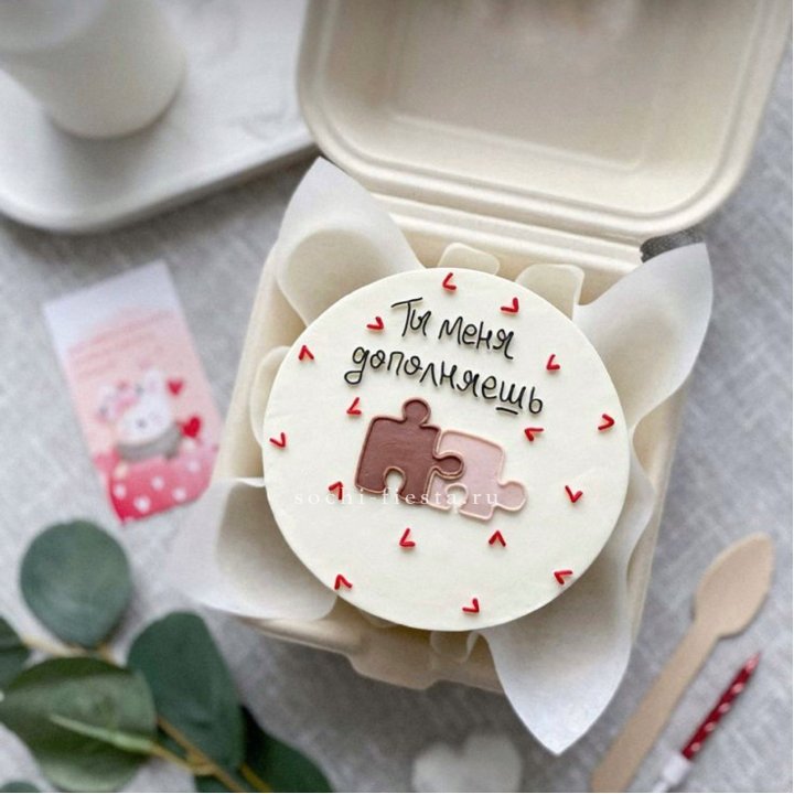 Бенто-торт "ТЫ меня дополняешь"  в Благовещенске