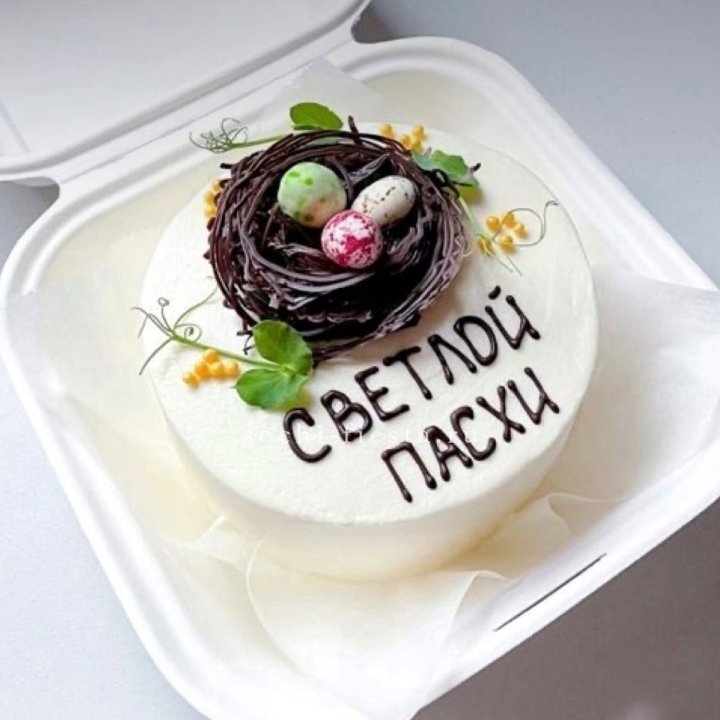Бенто-торт "Светлой Пасхи" 1 в Благовещенске