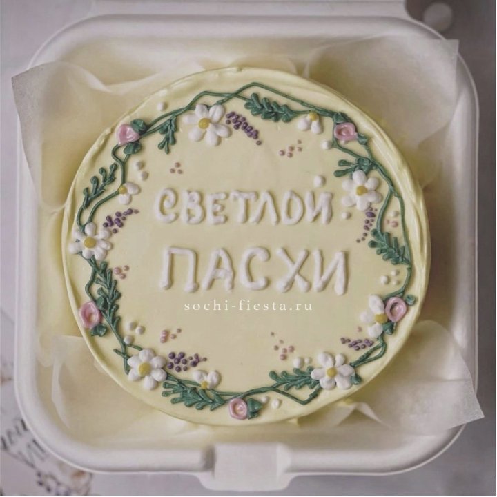 Бенто-торт "Светлой Пасхи" 2 в Благовещенске