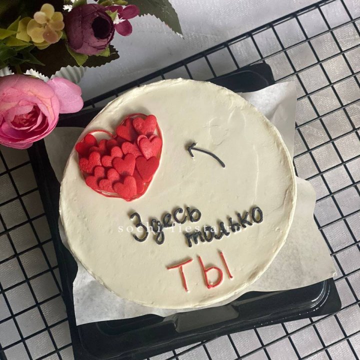 Бенто-торт "В моем сердце только ты"  в Благовещенске