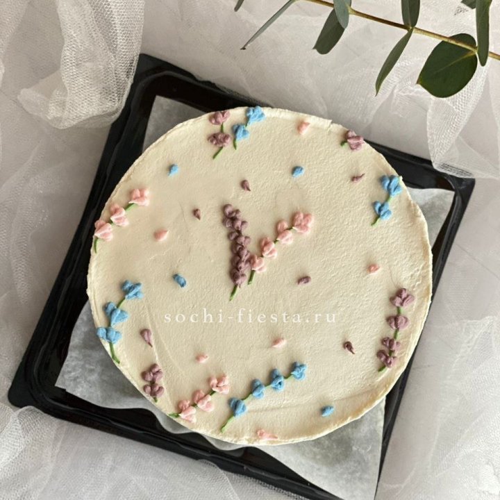 Бенто-торт "Лаванда" в Благовещенске
