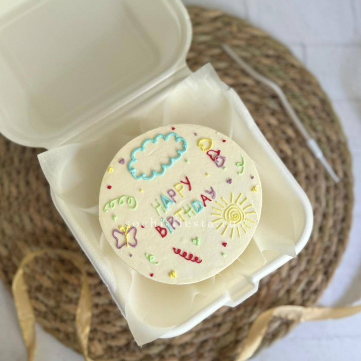 Бенто-торт "С днем рождения!"  в Благовещенске