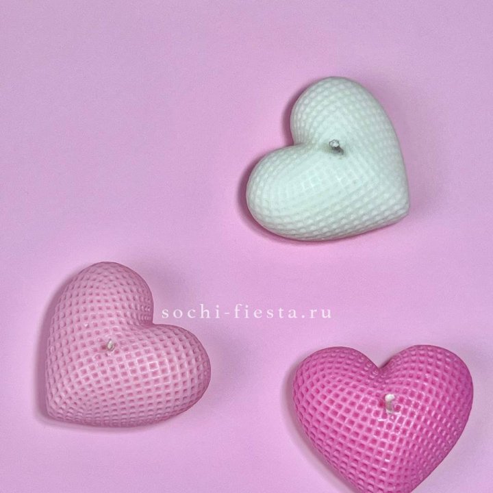 Набор свеч сердец в Благовещенске