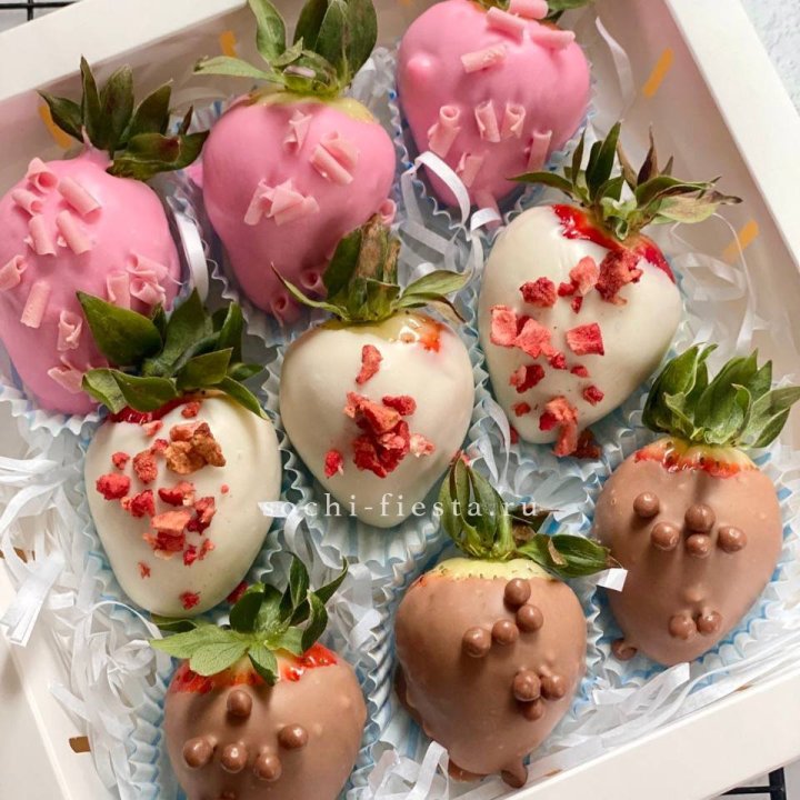 Клубника в шоколаде 9 ягод в Благовещенске