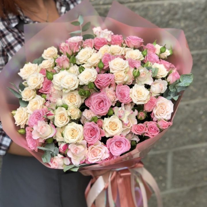 21 кустовая роза в Благовещенске