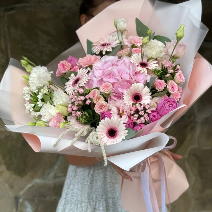 Авторский букет Пич в Благовещенске