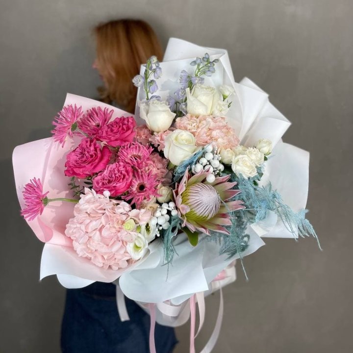 Дизайнерский букет "Фантастик" в Благовещенске