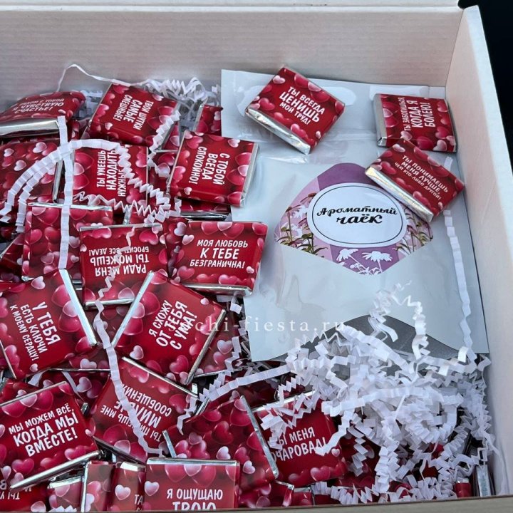 Набор Шоколад и Чай "101 причина любви" в Благовещенске