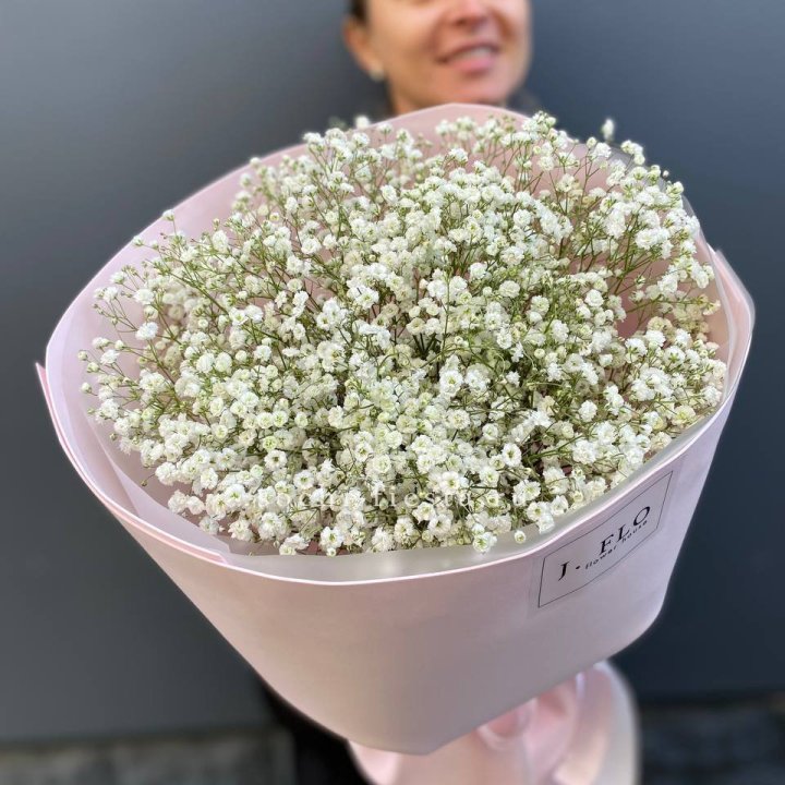 11 белых гипсофил в фоамиране в Благовещенске