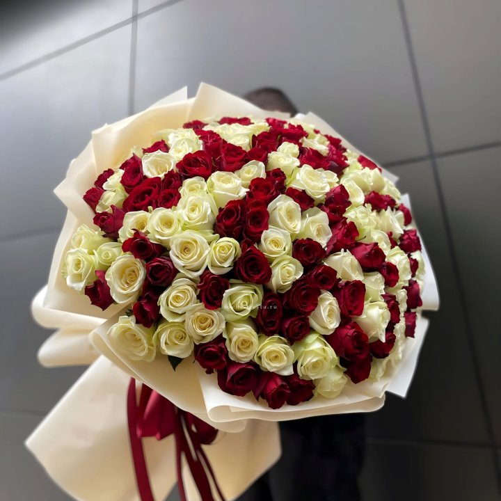 101 высокая импортная роза  в Благовещенске