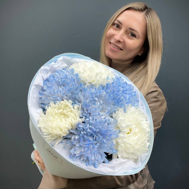 Букет из 7 хризантем  в Благовещенске