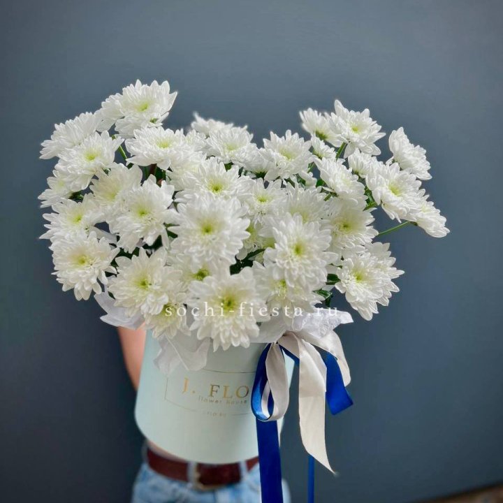 Коробка с хризантемами №3 в Благовещенске