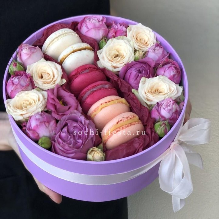 Цветочный бокс "Лаванди" в Благовещенске