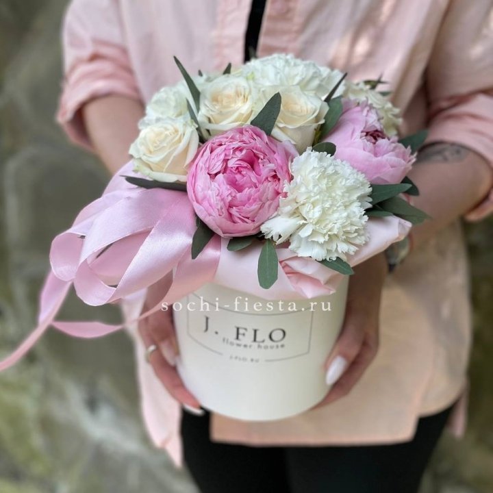 Цветочный бокс мини №2 в Благовещенске