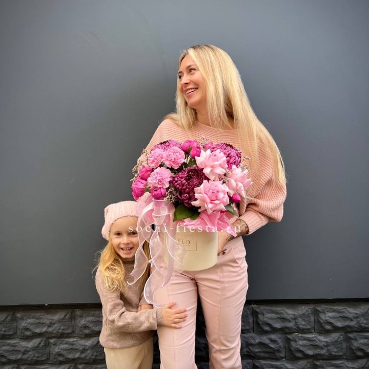 Цветочный бокс "Альба" в Благовещенске