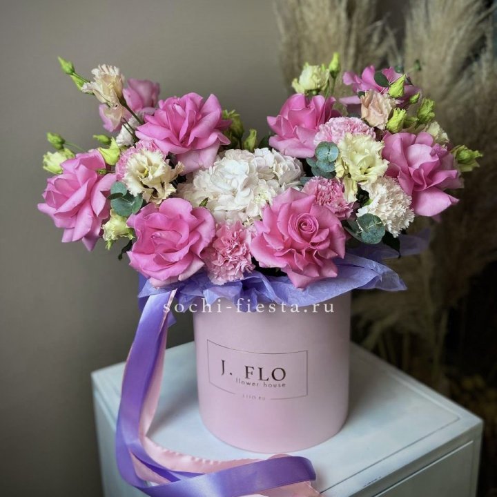 Цветочная коробка "Мишель" в Благовещенске