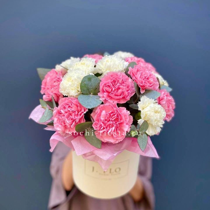 Диантусы в цилиндре в Благовещенске