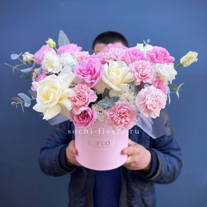 Цветочный бокс "Памела" в Благовещенске