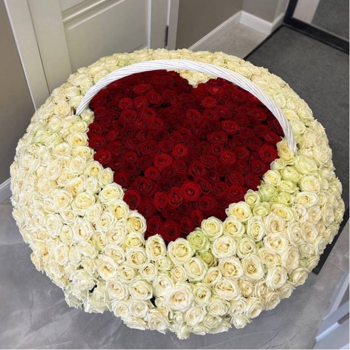 501 роза сердце в Благовещенске