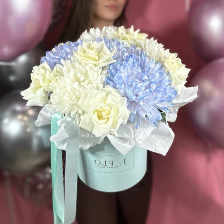 Коробка с цветами "Вольта" в Благовещенске