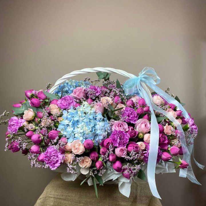 Авторская корзина "Лавандерия" в Благовещенске