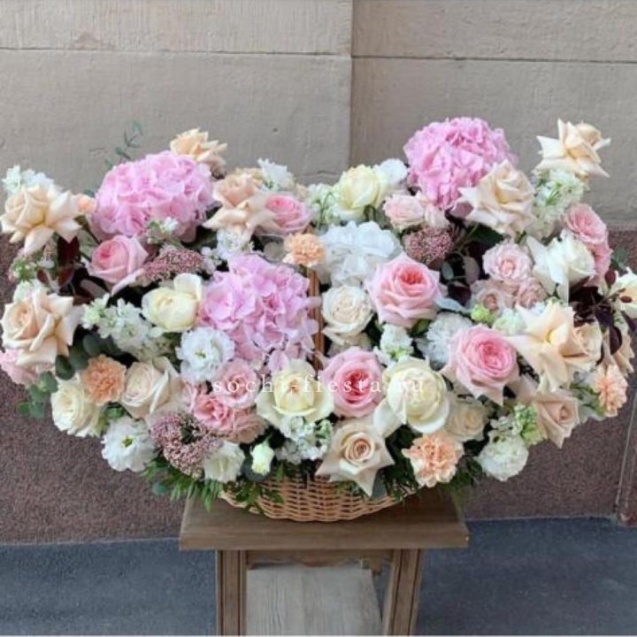 Цветочная корзина макси N2 в Благовещенске