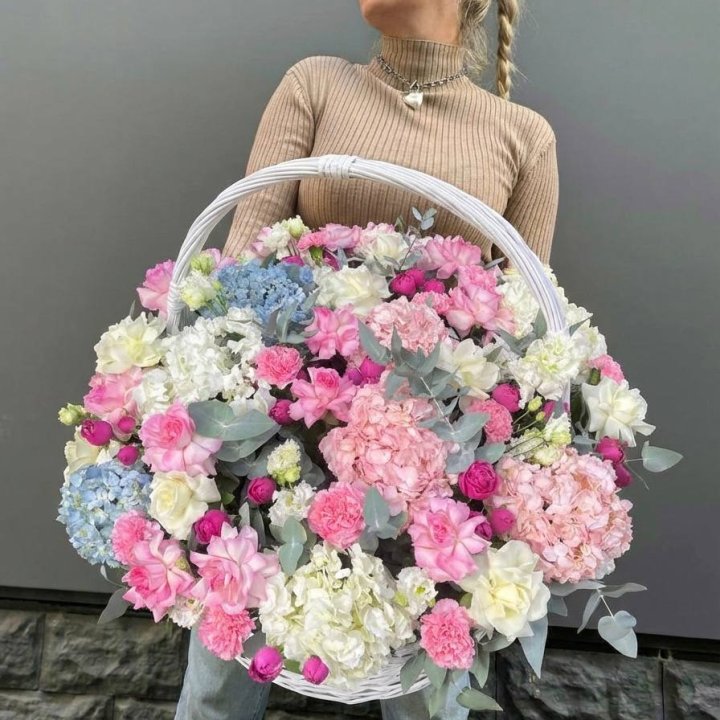Цветочная корзина №3 в Благовещенске