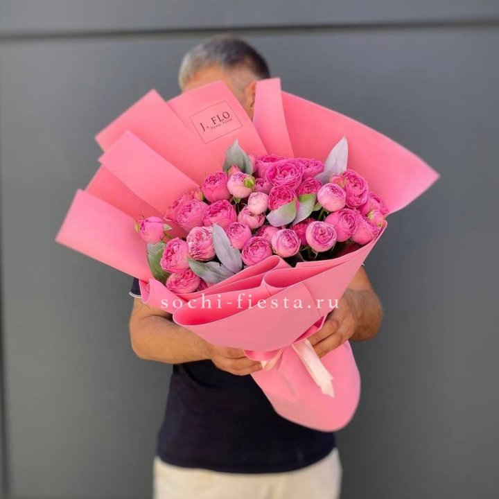 Пионовидные розы баблс №2 в Благовещенске