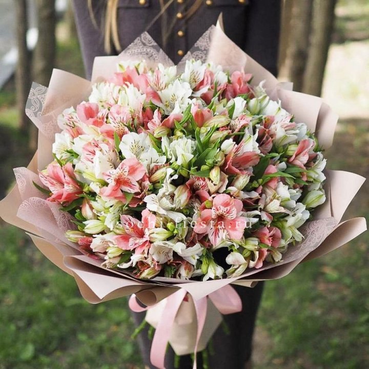 Букет альстромерий "ВАУ" в Благовещенске