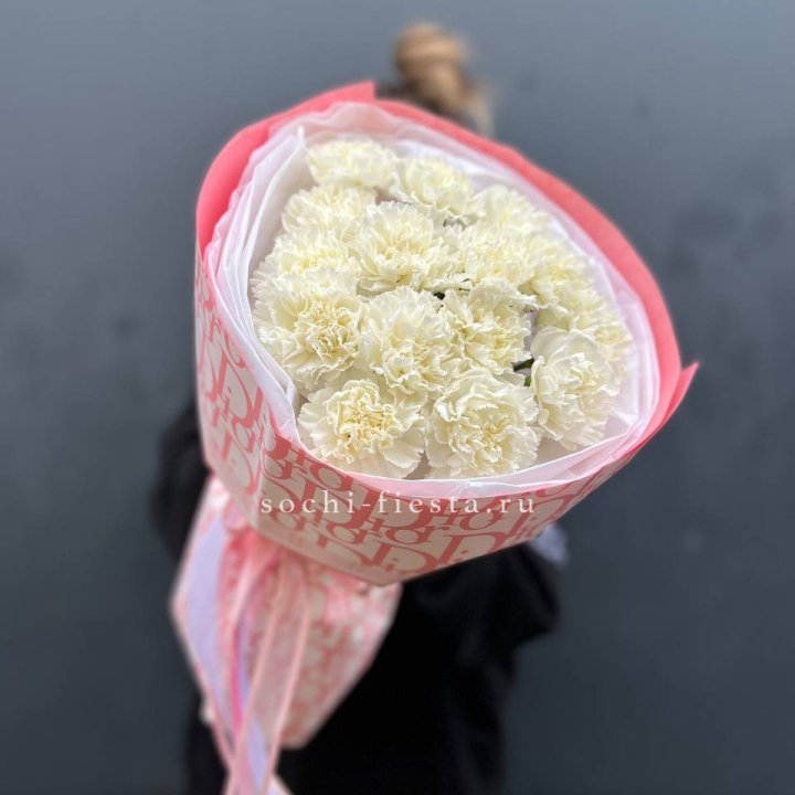 Белые диантусы №2 в Благовещенске