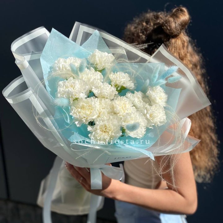 Воздушный букет из диантусов  в Благовещенске