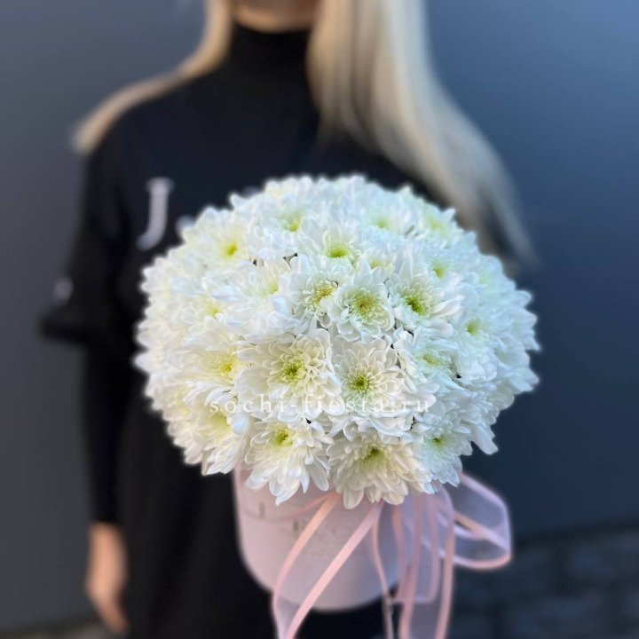 Коробка с хризантемами №1 в Благовещенске