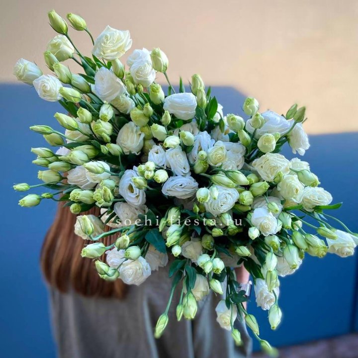 Охапка эустомы в Благовещенске