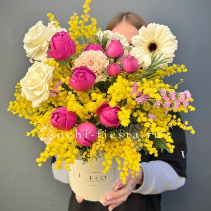 Цветы в боксе "Слобода" в Благовещенске