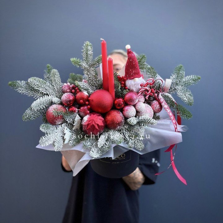 Композиция "Мери крисмас ред" в Благовещенске