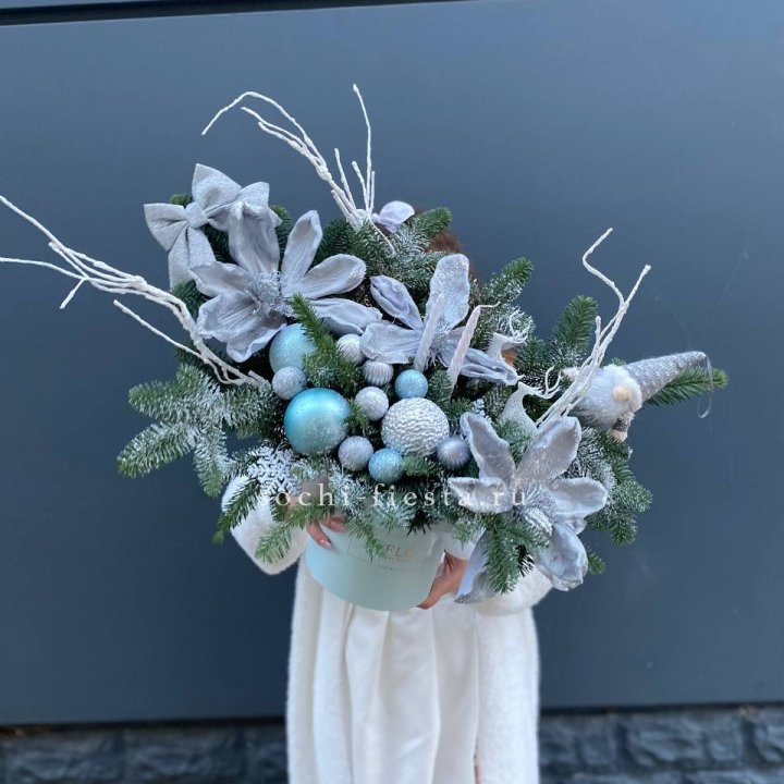 Композиция "Снежный цветок" в Благовещенске