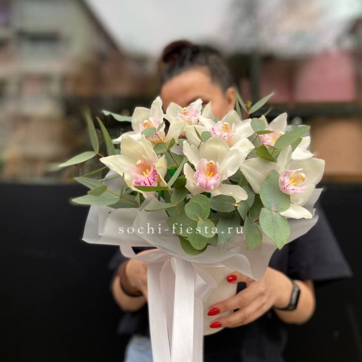 Бокс с орхидеями в Благовещенске